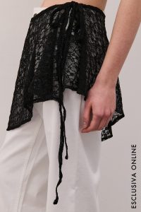 ESCLUSIVA ONLINE GONNA PIZZO NERA